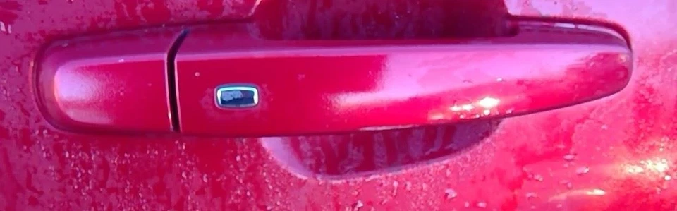 2016 Chevrolet Chevy Impala Rear Driver Left LH Door Handle in GBE Red Foto 1 de 4