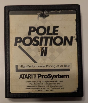 Pole Position II Atari 7800 Video Game Cartridge Only Untested Fast Shipping - Image 1 of 4