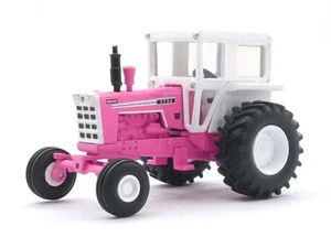 Pink Cockshutt 1755 Tractor w/ Wide Front and Cab Diecast 1:64 Scale Model - - Picture 1 of 1