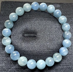 Bracelet Kyanite bleu vert pierre naturelle, élégant, occasion - Photo 1/6
