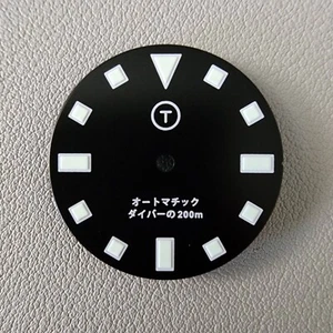 TLDB0201ND Black BGW9 / Seiko Mod PLGS Non-Date Dial NH35 4R35 SKX SRPD 28.5 - Bild 1 von 1