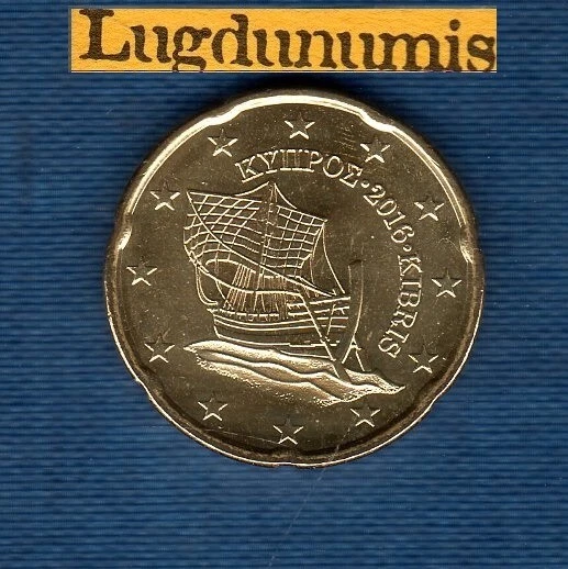 Chypre 2016 20 Centimes D'Euro  SUP SPL Pièce neuve de rouleau - Cyprus - Photo 1/1