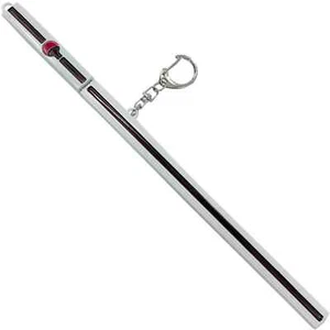 Spring Action Popup Mini Katana Keychain Sasuke Katana White - Overall 9" - Picture 1 of 5