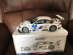 MINICHAMPS 1/18 BMW M3 GT2 BMW MOTORSPORT #25 GANADORES 24 horas NURBURGRING 100102025 - Imagen 1 de 9