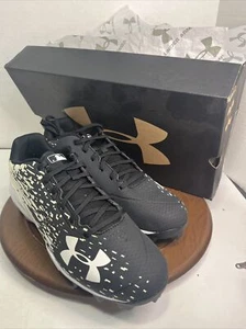 Under Armour Baseball Cleats 11 Adult Black & White - Picture 1 of 7