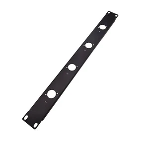 4-Hole 1U Audio Rack Panel Chassis Mount for Neutrik D Size XLR 1/4" TRS SPEAKON - Picture 1 of 2