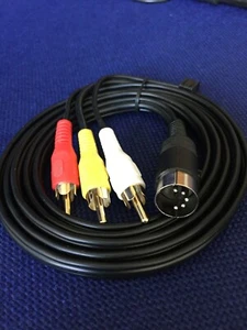 Kabel 2.0 AV DIN Audio Video Cinch Commodore 64 C64C C16 C116 PLUS4 C128 64 VIC20 - Bild 1 von 5