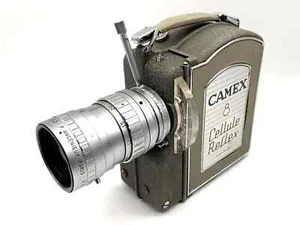Cámara de película Camex 8 Cellule Reflex Angenieux Type K3 1:1.4 F:9-36 mm doble 8 mm - Imagen 1 de 6
