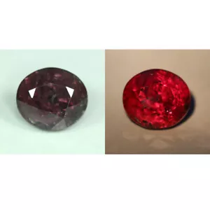 2.52 Cts_Extraordinary Change_100 % Natural Color Change Garnet_Srilanka - Picture 1 of 5