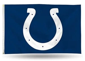 Indianapolis Pro Football Team Flag 3 x 5 Tailgate Flag Mancave Football Banner - Picture 1 of 5