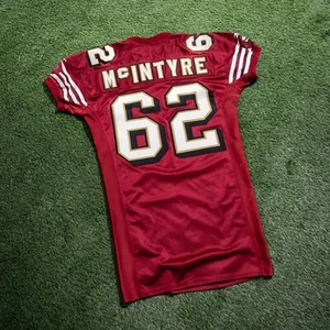 Camiseta deportiva de los San Francisco 49ers Reebok edición de juego de la NFL | McIntyre | de colección de los años 90 línea profesional - Imagen 1 de 11