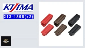 Kijima OEM 213-1895(x2) Step Rubber C110 Red LR Set From Japan Rare - Picture 1 of 6