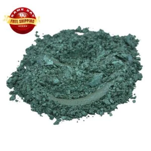 AFTER TWILIGHT DARK STALE GREEN MICA COLORANT PIGMENT POWDER COSMETIC GRADE 1 OZ - Picture 1 of 12