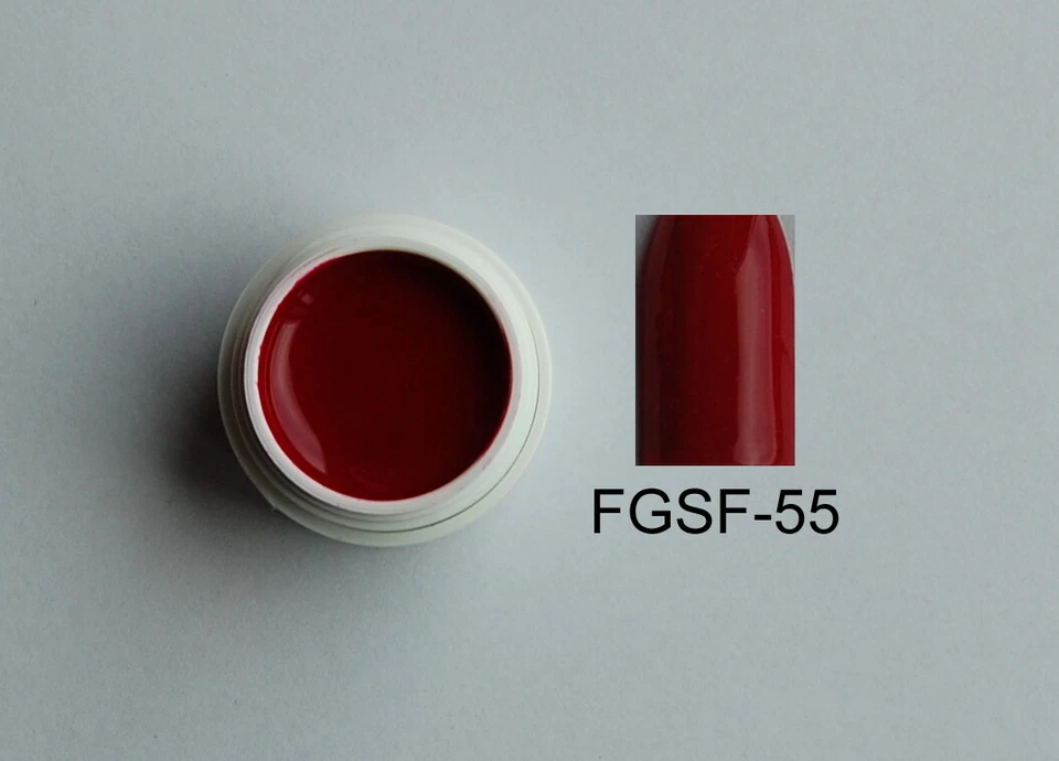 UV LED Farbgel ohne Schwitzschicht Red Love Color Gel N55 Edelgel - Bild 1 von 1