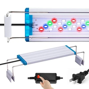 Led Aquarium Light Full Spectrum Fish Tank Lights 7" 8" 10" 12" 8w Multicolor Fr - Picture 1 of 7