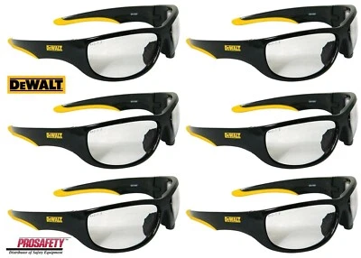 Рабочие очки 6-DeWalt DOMINATOR ПРОЗРАЧНЫЕ защитные защитные очки для стрельбы ANSIZ87 - Изображение 1 из 4