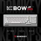 DOMIKEY BOW CHERRY PROFILE HIRIGANA JP DYE SUBBED KEYCAP SET THICK PBT BLUE RED