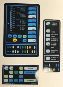 • STAR TREK • TOS LCARS • DREI SCHREIBTISCH TÜR WAND TOUCHPADS • PROP REPLICA PANELS • - Bild 1 von 3