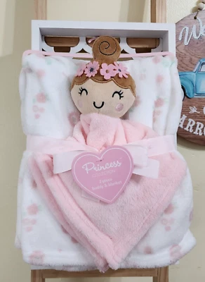 COLECCIÓN PRINCESA Niña Amigo Peluche Lovey & Manta Pelo Marrón Arco 2 Piezas Foto 1 de 4