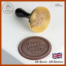 Frank Haasnoot Professional Happy Valentine’s Day Chocolate Decoration Stamp 6cm
