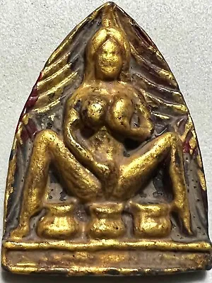 Per Charm Phra Lp Kruba Khumpeng Rare Old Thai Buddha Amulet Pendant Magic#50 • 11.87$