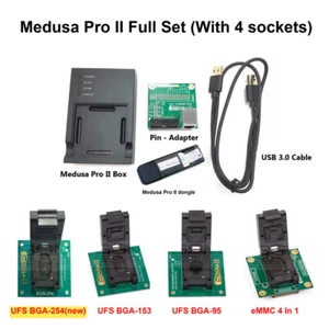 Lot complet d'adaptateurs de prise EMMC 4 en 1 Medusa Pro II UFS BGA254 BGA153 BGA095 - Photo 1 sur 16