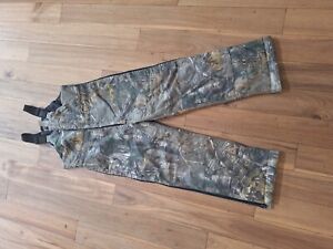 Guide Gear Pants Womens XL Camo Realtree Hardwood Bib Overalls Insulated Lined