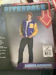Archie Comics M Riverdale High Varsity L Jacket Costume Halloween With Wig - Picture 1 of 5