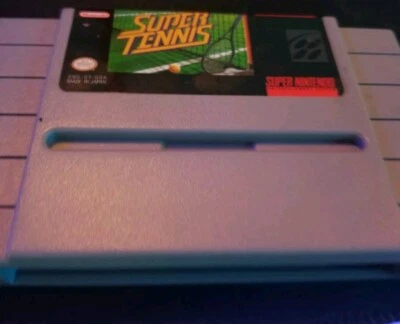 Super Tennis (Super Nintendo, 1991, SNES) Cart Only/Tested/Works/Authentic  - Image 1 of 2