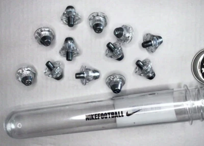 Juego completo, 12 auténticos tachuelas ligeras Nike 11 y 13 mm SG repuesto tierra blanda Foto 1 de 4