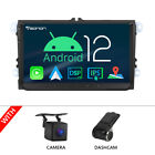 CAM+DVR+ 9" Android 12 CarPlay Car Stereo Radio GPS Navigation for VW Volkswagen