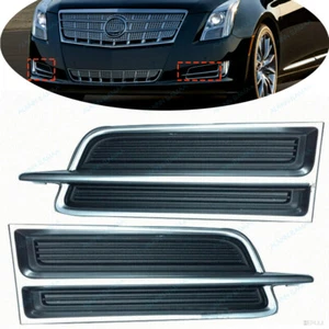 Front Bumper Fog Light Bezel Cover Grille t Fit For Cadillac XTS 2013-2017,LH&RH - Picture 1 of 9