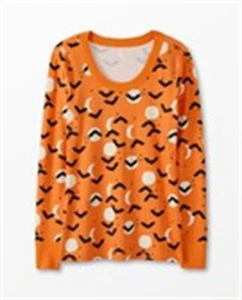 HANNA ANDERSSON HALLOWEEN LONG SLEEVE & PANTS WOMANS SMALL PAJAMAS NEW TAGS - Picture 1 of 5
