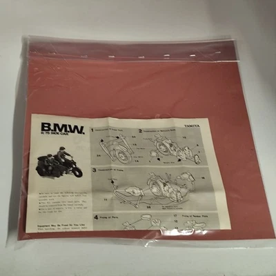 moto sidecar bmw r 75 tamiya modellino - Immagine 1 di 2