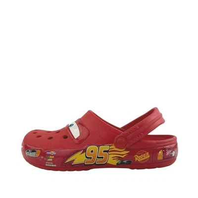 Crocs Pixar Disney Cars Lightning McQueen Slip On Casual Classic Clogs Womens 8 - Image 1 of 4