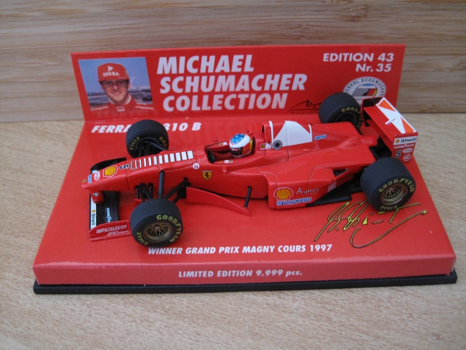 Michael Schumacher Collection Nr.35 - Ferrari F 310 B - Magny Cours 1997 - 1:43 - Bild 1 von 4