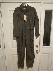 Military Issued Utility Green Coveralls Adult Size 38R - Picture 1 of 4