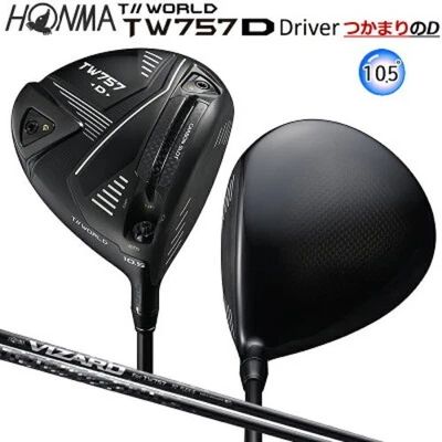 NEW HONMA TW757 Type-D (Draw) Driver 10.5° VIZARD Carbon Right Hand Japan - Image 1 of 4