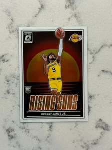 2024 DONRUSS OPTIC BRONNY JAMES JR. RISING SUNS ROOKIE RC LAKERS - Picture 1 of 2