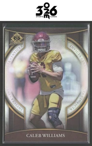 Caleb Williams 2022 Bowman University Chrome Invicta #BI-4 RC - Foto 1 di 2