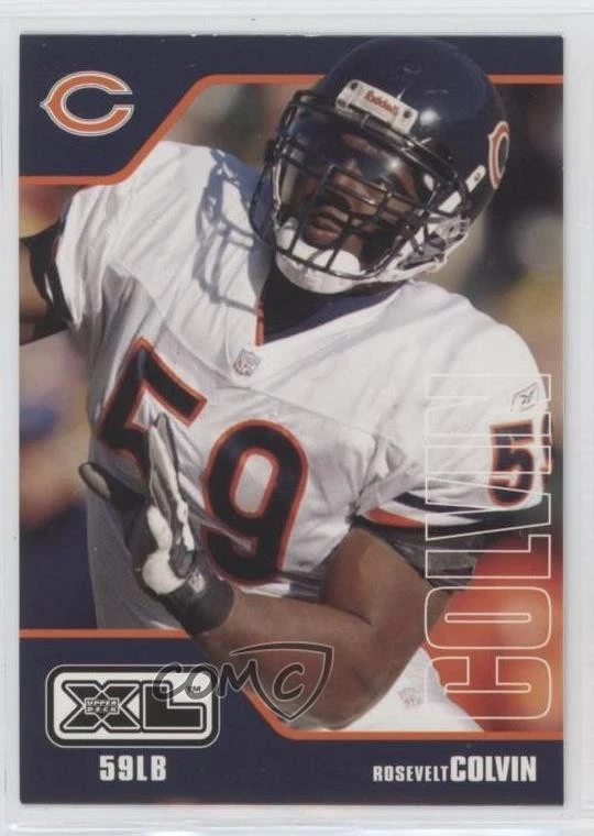 2002 Upper Deck XL Rosevelt Colvin #98 Rookie RC - Image 1 of 2