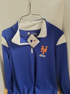 New York Mets Trikot Herren Large Schwarz Blanko Original Merchandise MLB Neu mit Etikett LS - Bild 1 von 4