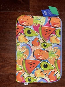 Tabitha Brown Target 15” Tech Sleeve - Laptop/Tablet/Colorful Fruit Print - NEW - Picture 1 of 2