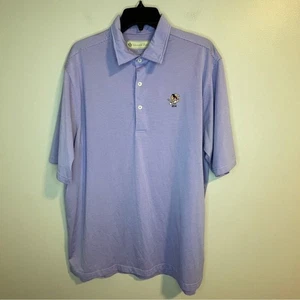 Purple Polo Shirt with Classic Collar and Embroidered Logo - Picture 1 of 6