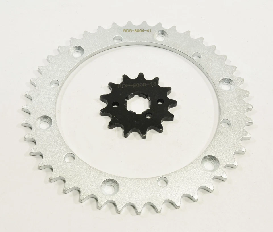 Yamaha YFZ350 350 1998-2000 Banshee piñón delantero de 13 dientes y trasero de 41 dientes Foto 1 de 1