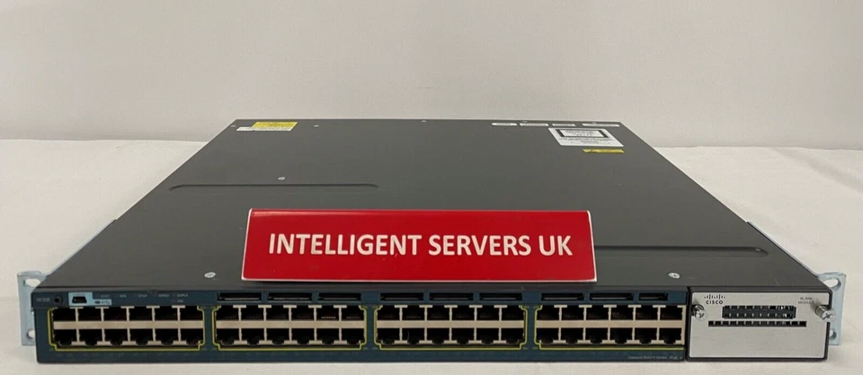 Cisco Catalyst WS-C3560X-48T-S 48 10/100/1000 Ethernet ports IP Base feature set - Image 1 of 2