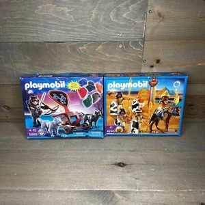 New Playmobil 5889 & 4245 Egyptian Wolf Knight/Catapult Lot of 2 Sealed - Picture 1 of 15