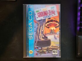 Ground Zero Texas (Sega CD) Authentic - Complete CiB - Reg Card - Tested