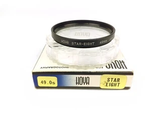 HOYA Star-Eight 49mm Filter - Boxed with Hoya Swirl Case - MINT - Picture 1 of 1