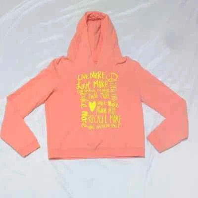 Sudadera con Capucha American Eagle "More Peace More Love" Gráfico Coral Foto 1 de 4